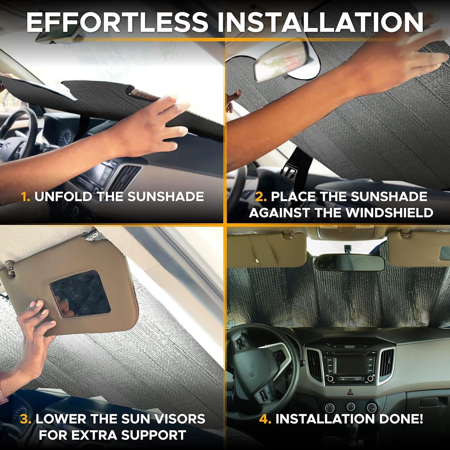 Car Sun Shade Windshield Reflector