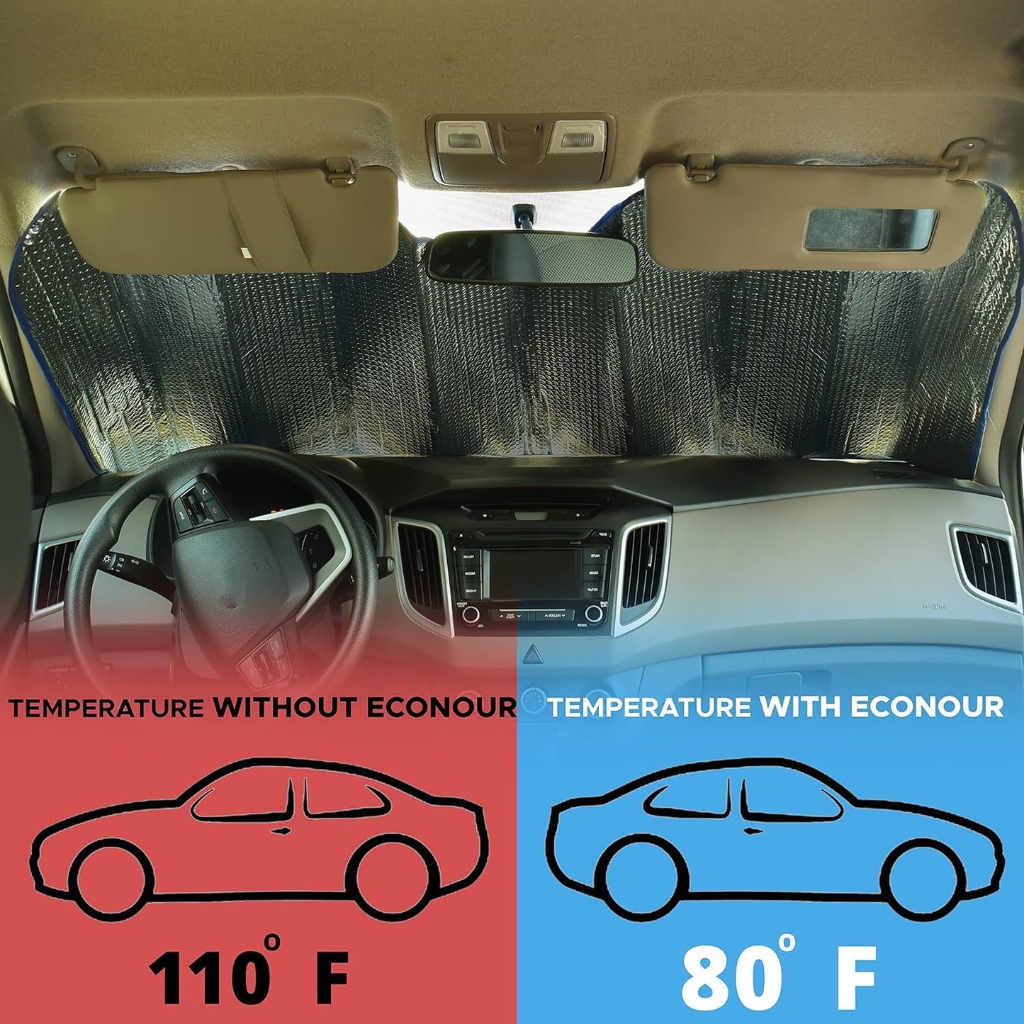 Car Sun Shade Windshield Reflector