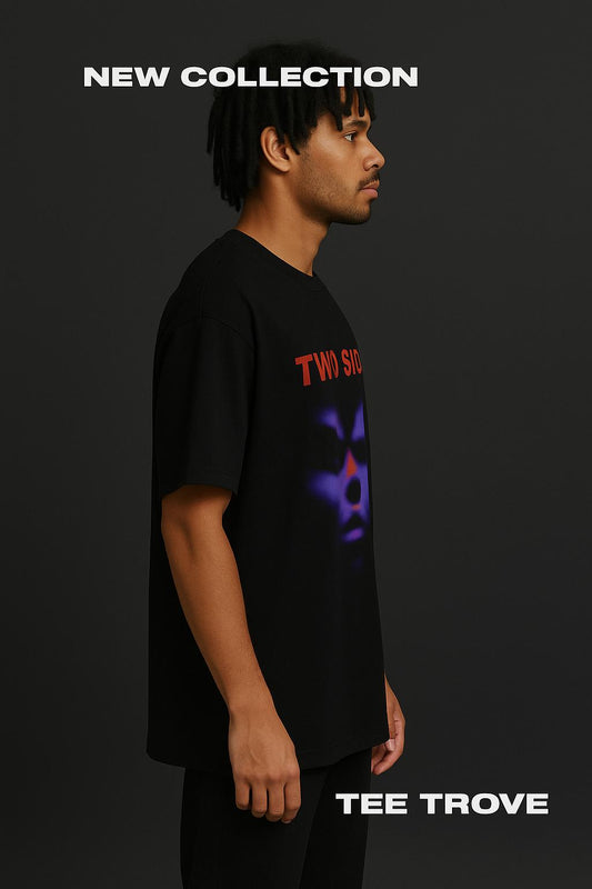 TeeTrove Two Sides Oversized T-shirt