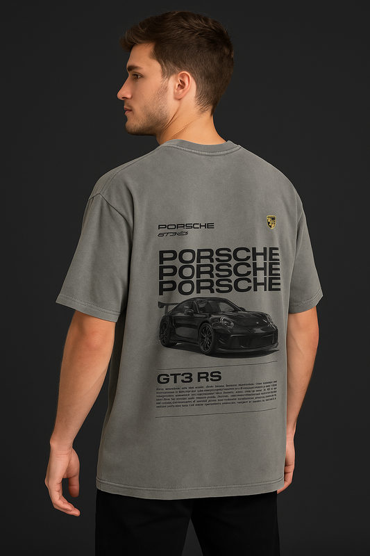 TeeTrove Porsche GT3 RS Oversized T-shirt