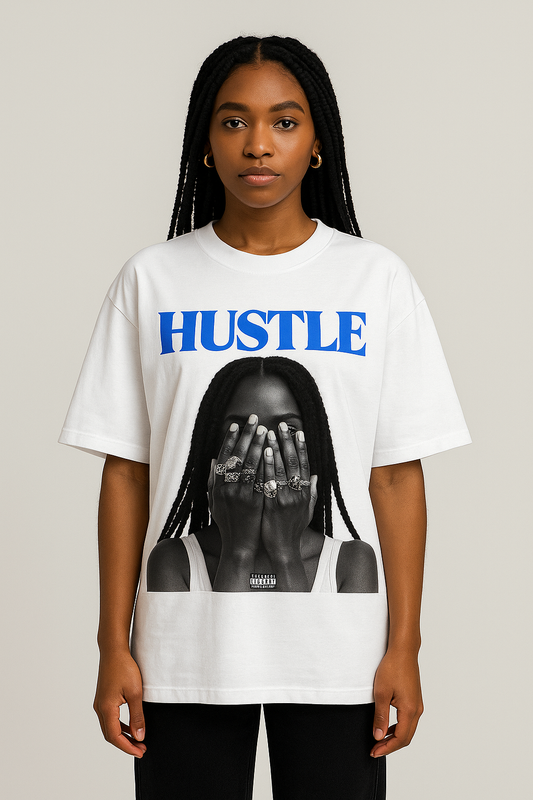 TeeTrove Hustle Oversized T-shirt