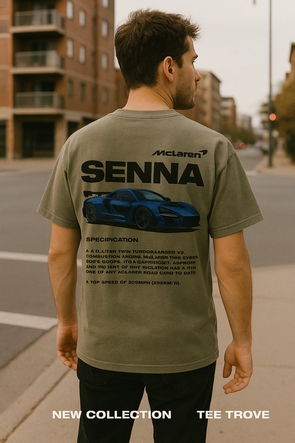 TeeTrove McLaren Senna Oversized T-shirt