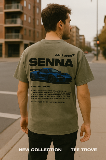 TeeTrove McLaren Senna Oversized T-shirt