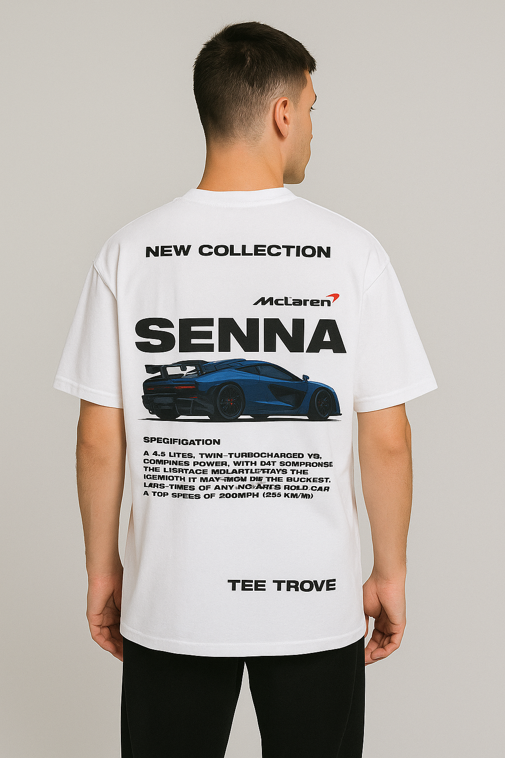 TeeTrove McLaren Senna Oversized T-shirt