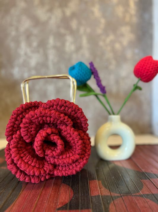 Rose Crochet Bag