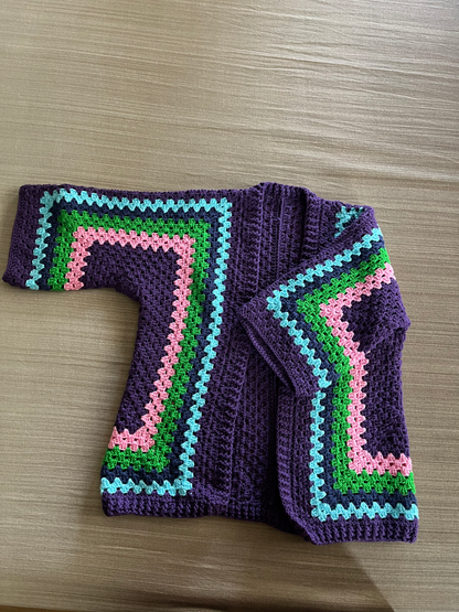 Women's Multi-color Cardigan