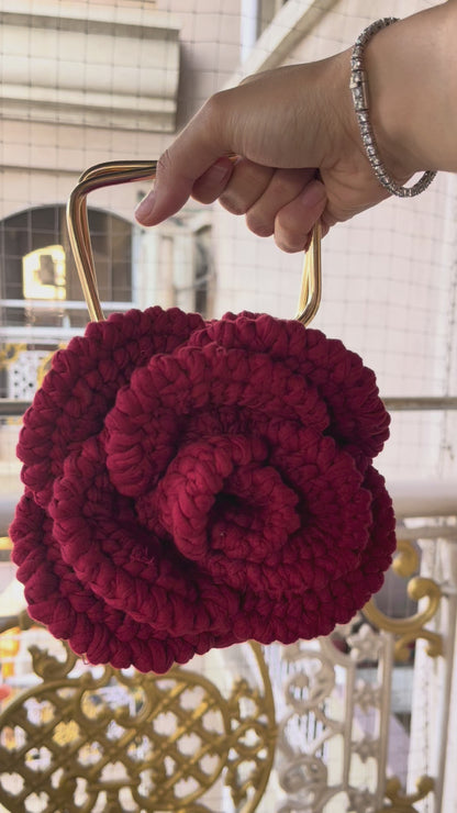 Rose Crochet Bag
